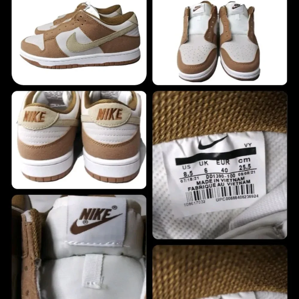 Nike Dunk Low Premium Medium Curry DD1390-100 Size 8.5